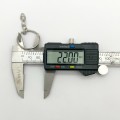Argola de Chaveiro 22 mm com corrente - Níquel - 1.000 unidades